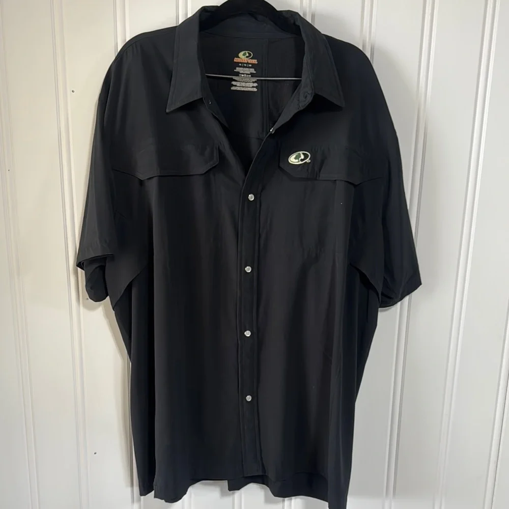 Mens Mossy Oak snap down vented shirt Size XL - Picture 1 of 10